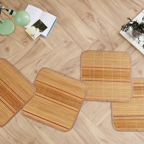  침대를 위한 완벽한 부착품들 여름 침구샵 브라운 대나무 방석 일반형 45x45cm, 단품