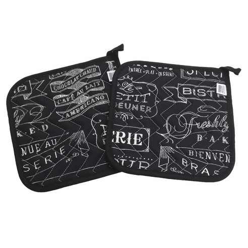 나우디자인 베이직 팟홀더 냄비받침 2개입, Chalkboard, 1개