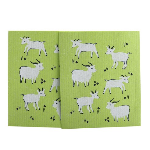 나우디자인 스웨디쉬 디쉬 키친크로스, Goats, 2개