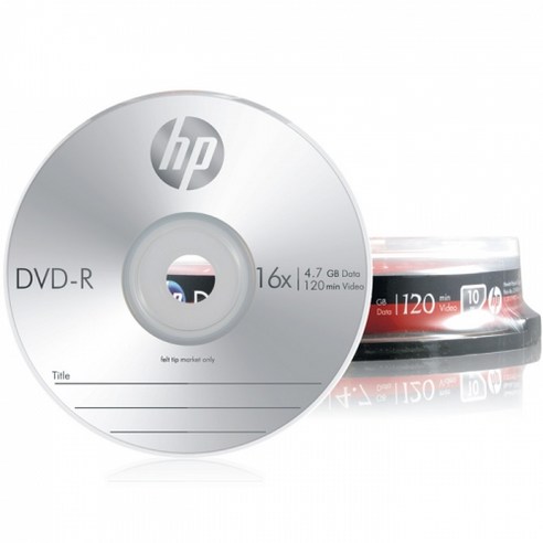 HP HP)DVD-R 10P (4.7GB 16X), 10매입