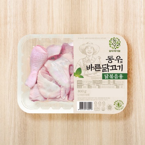 동우(바른닭고기) 닭볶음용, 800g, 1개