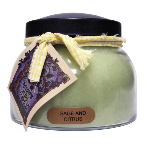 A Cheerful Giver 마마 자 캔들 22oz, 1개, Sage & Citrus