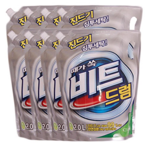 퍼실 딥클린 라벤더젤 드럼용 라벤더코튼향 액상세제 본품, 2.7L, 2개 세탁세제 Best Top5 9 비트 진드기 액체세제 드럼용 리필, 2L, 8개