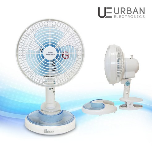 어반 클립형 미니선풍기UEF-6M, 블루, UEF-6M