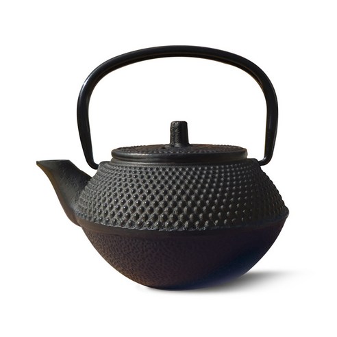 올드더치인터내셔널 캐스트 아이언 도쿄 티포트 325.3ml, Matte Black, 1개
