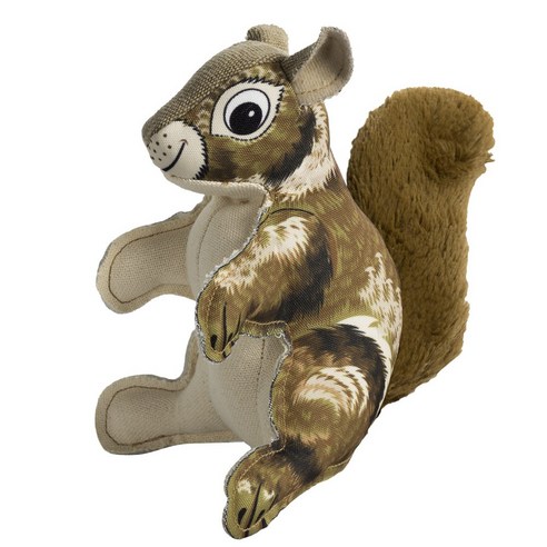 해피테일즈 뉴 크리터 캔버스 애견 봉제장난감, Squirrel, 1개