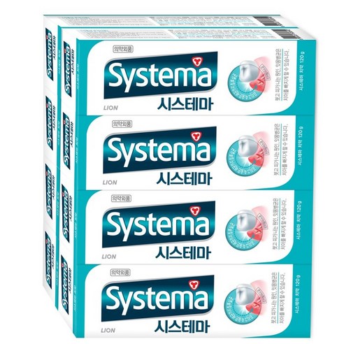 시스테마 아이스민트 치약 120g x 8개입, 1세트 시스테마 아이스민트 치약 120g x 8개입, 1세트