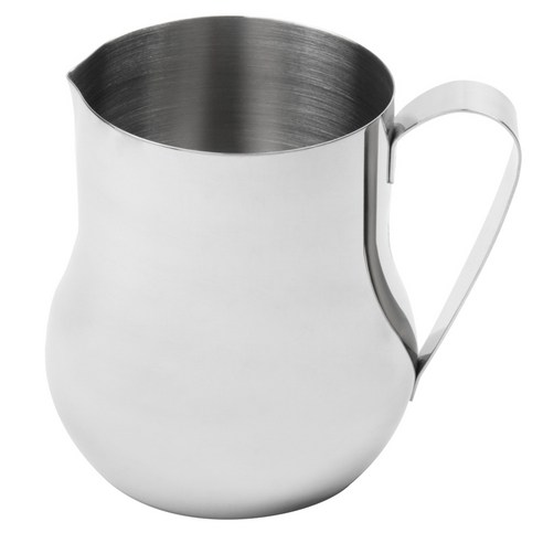 폭스런 크리머 프로터 스팀피처 밀크저그 591.5ml, Silver, 1개