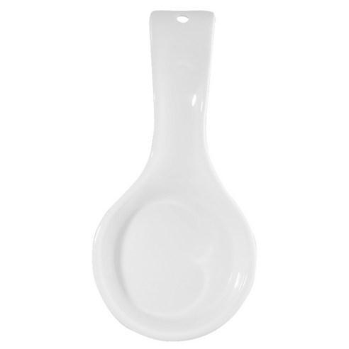Calypso Basics 스푼 레스트 조리도구받침, White, 1개