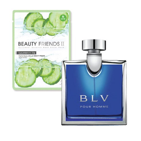 마스크팩+불가리 블루 옴므 EDT 100ml 사은품증정, 수입, 1개