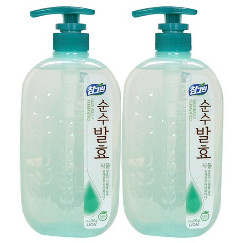 참그린 순수발효 식물 주방세제 725ml, 2개