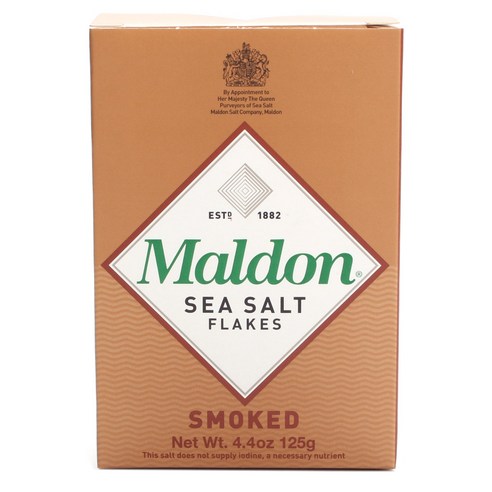 Maldon 씨 솔트 플레이크 스모크, 125g, 1개