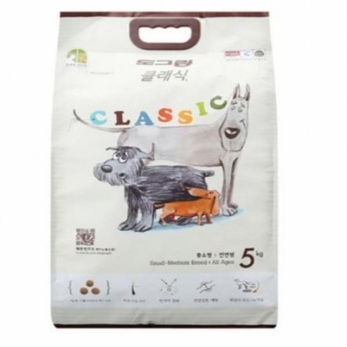 ROC313748 (도그랑) 클래식 (5kg), 닭, 5kg, 1개