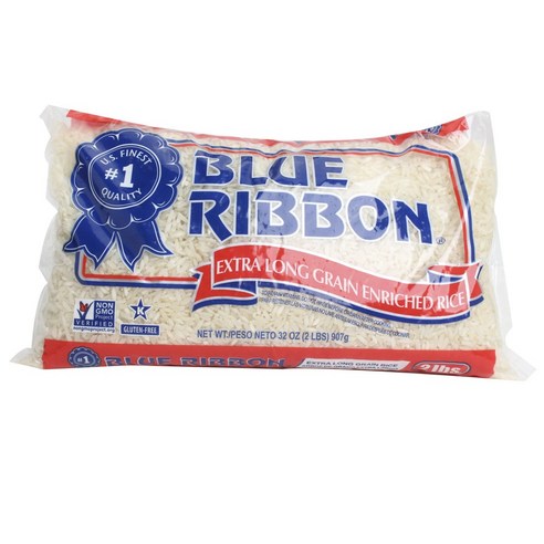 Blue Ribbon Rice 엑스트라 롱 그레인 인리치드 라이스, 1개, 907g