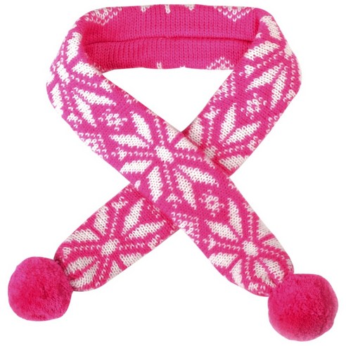 The Worthy Dog 스카 로지 애견 스카프 L(83.8cm), Pink+White, 1개