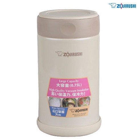 조지루시 보온보냉 푸드자 SW-FCE75 (750ml), CC(크림), 750ml