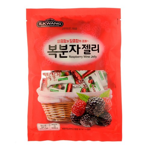 일광제과 복분자젤리, 280g, 5개 일광제과 복분자젤리, 280g, 5개