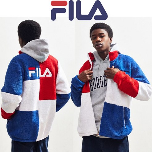 FILA UO Exclusive Chavis Colorblock Sherpa Jacket