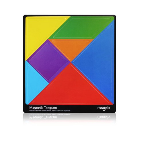 마그피아 자석 칠교놀이 MTGM-01 150X160mm, 단일상품, 단품, 1개