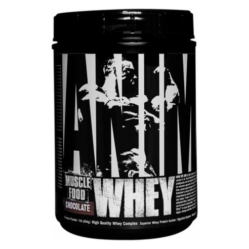Universal Nutrition 애니멀 머슬 푸드 웨이 프로틴, 초콜릿(Chocolate), 454g