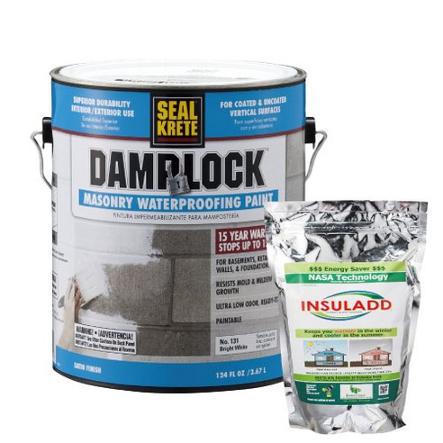 [던에드워드] 덤프록 곰팡이방지 및 결로방지 페인트1L + 단열제 인슐레드1리터용량(110g), 덤프록1L+1리터용량(110g)