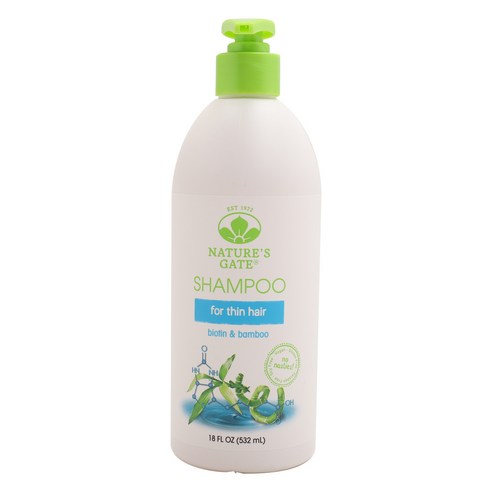 Nature''s Gate 비오틴+ 밤부 샴푸, 532ml, 1개