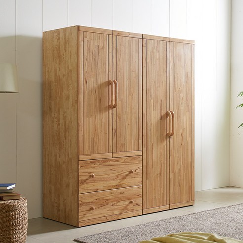 자연의 숨결이 머무는 공간, 나무뜰 보노 참죽 원목 옷장 1600