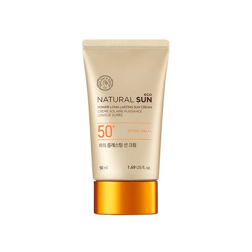 더페이스샵 내추럴선 에코 파워 롱래스팅 선크림 SPF50+, 80ml, 1개