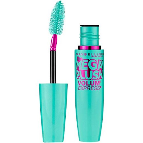 Maybelline 볼륨 익스프레스 더 메가 플러시 마스카라 9ml, Very Black, 1개