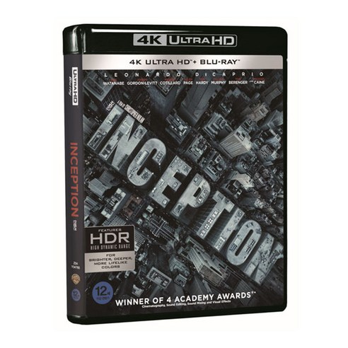 [블루레이] 인셉션 [4K UHD＋2D＋보너스디스크] (3disc)