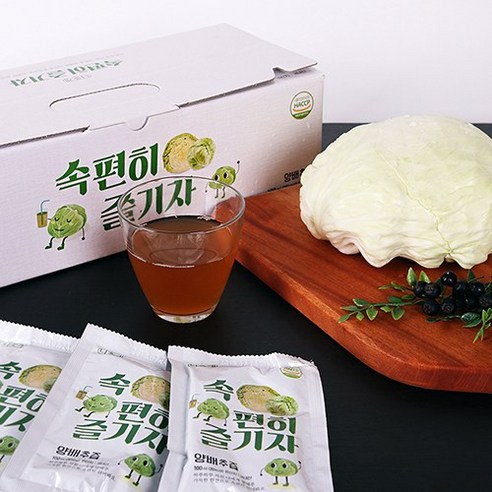 푸드공작소 양배추즙 100ml x 30포, 30개