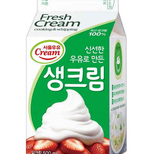 서울우유 생크림500ML+(아이스바스+아이스팩)1ea패키지, 1개, 500ml