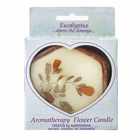 오로시카 아로마테라피 플라워 컵캔들, 1개, Eucalyptus