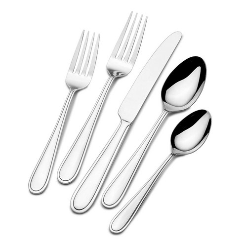 고메베이직스 양식커트러리 5종 세트 4개입, Westfield, Dinner Fork + Salad Fork + Dinner Knife + Dinner Spoon + Teaspoon