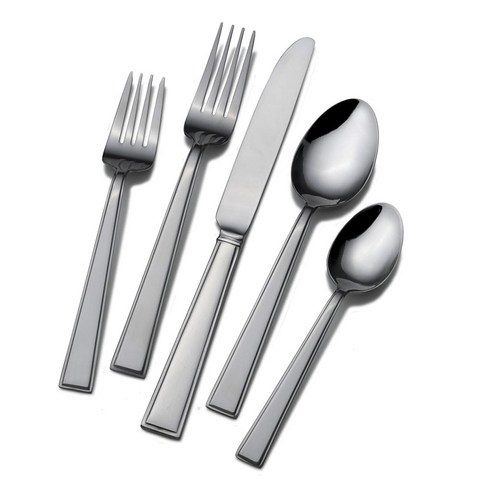 인터네셔널 양식커트러리 5종 세트 4개입, Surf, Dinner Fork + Salad Fork + Dinner Knife + Dinner Spoon + Teaspoon