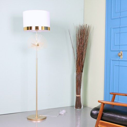 이엔아트 레이나 플로어 스탠드, 골드