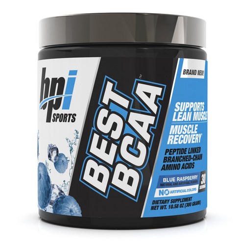 비피아이스포츠 베스트 BCAA, 블루 라즈베리(Blue Raspberry), 300g