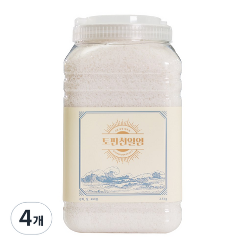 우이당 2년 숙성 대부도 토판염 토판천일염, 3.5kg, 4개