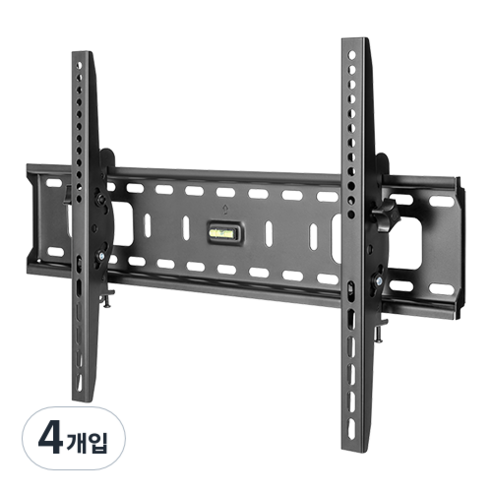 엔산마운트 PW-08LT 벽걸이 각도형 40~75인치, 4개입, 블랙