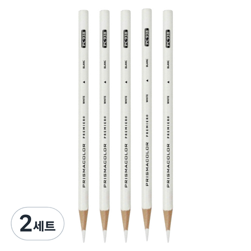 샌포드 프리즈마 색연필 낱색 PC938 WHITE 세트, 2세트, 1색