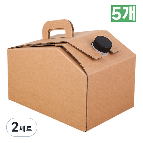 언바운드 2.8L 대용량 커피 투고백 96온스 캐리어 테이크아웃 트래블러백, 2세트, 5개입