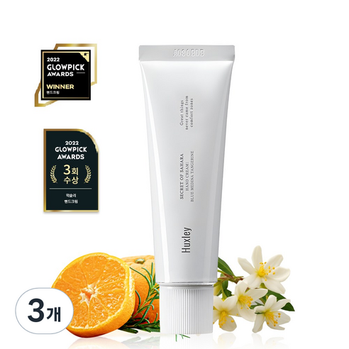 헉슬리 블루 메디나 탠저린 핸드 크림, 30ml, 3개