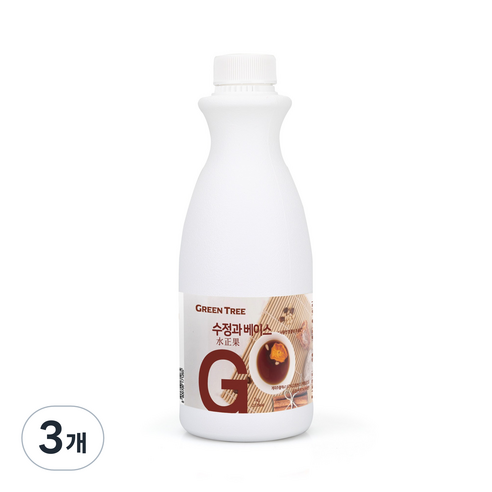 그린트리 수정과 베이스, 3개, 1kg