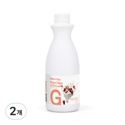 그린트리 요거트 베이스, 2개, 1kg
