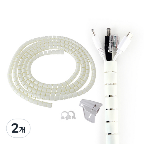 케이블선정리 전선정리 길이 3M 폭 15mm 베이지 / 선정리 케이블정리 컴퓨터 인터텟 멀티탭 선정리 선정리홀더 매직케이블 케이블타이 전선커버 전기선정리, 2개
