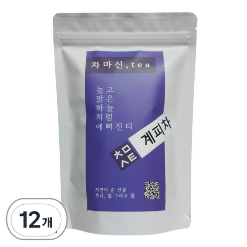 차마신티 계피차 티백 건강을 챙기는 따뜻한 차, 12개, 1g, 50개입