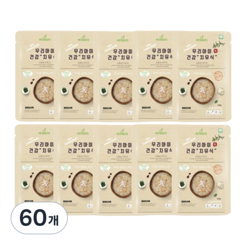 펫루트 우리아이 건강 치유식, 오리, 120g, 60개
