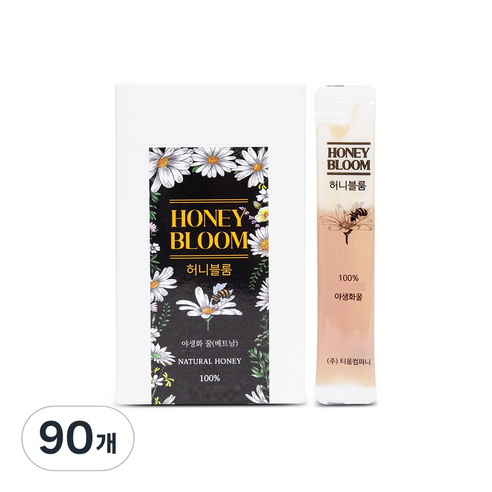 허니블룸 자연 야생화꿀 프리미엄 허니 스틱, 90개, 10g