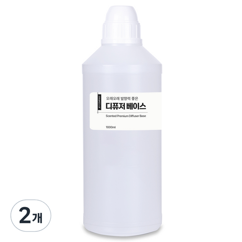 발향력 좋은 프리미엄 디퓨저 베이스, 디퓨저베이스향, 1L, 2개