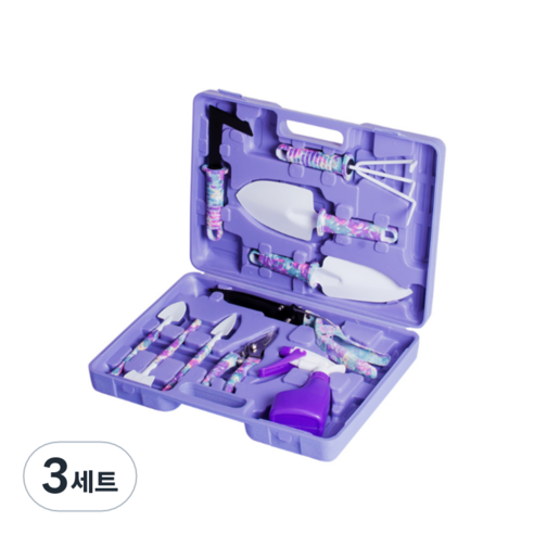 라운드트레이드 홈가드닝 정원용품 세트 모종삽세트, 3세트